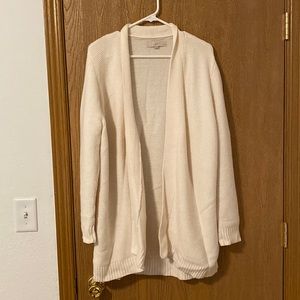 Loft Cream Knit Cardigan